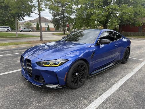 Blue 2023 BMW M4 Competition xDrive