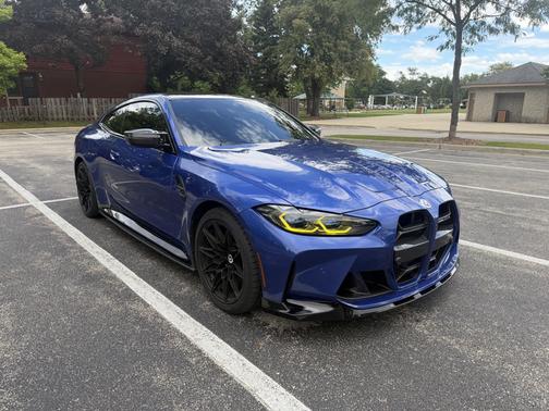 Blue 2023 BMW M4 Competition xDrive