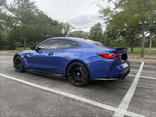 Blue 2023 BMW M4 Competition xDrive