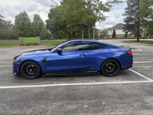 Blue 2023 BMW M4 Competition xDrive