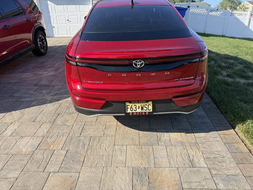 Red 2026 Toyota Crown Platinum
