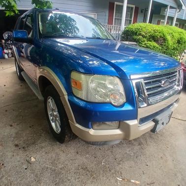 Blue 2010 Ford Explorer Eddie Bauer