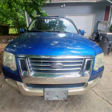 Blue 2010 Ford Explorer Eddie Bauer