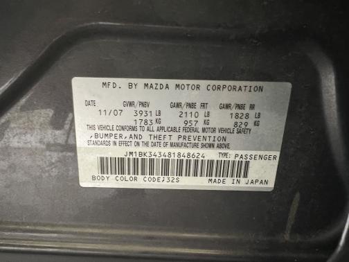 2008 Mazda Mazda3 s Touring