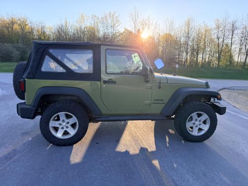 Green 2013 Jeep Wrangler Sport