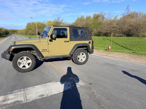 Green 2013 Jeep Wrangler Sport