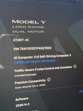 White 2023 Tesla Model Y Long Range