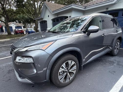 Gray 2021 Nissan Rogue SV