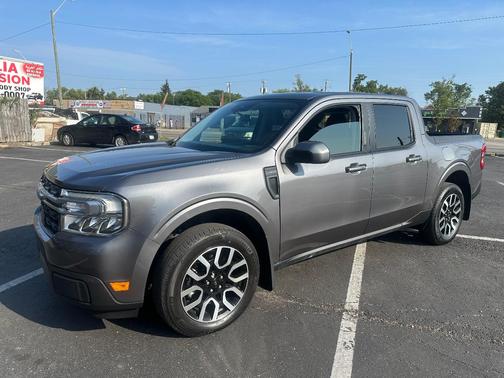 Gray 2023 Ford Maverick Lariat