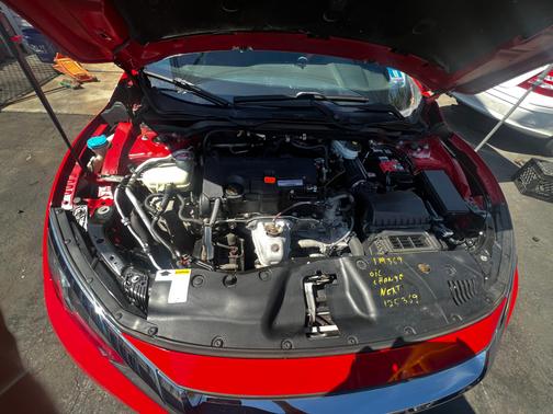 Red 2018 Honda Civic EX