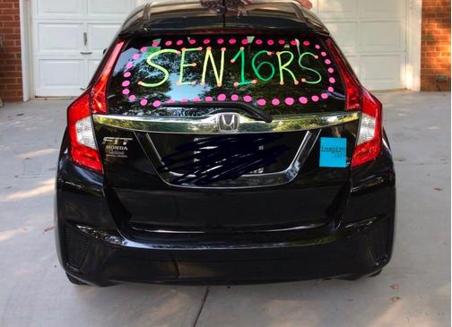Black 2015 Honda Fit EX