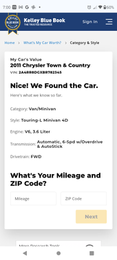 2011 Chrysler Town & Country Touring-L