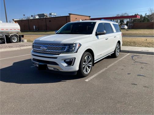 White 2020 Ford Expedition Max Platinum