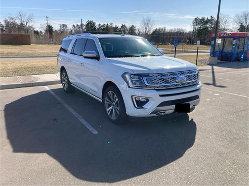 White 2020 Ford Expedition Max Platinum