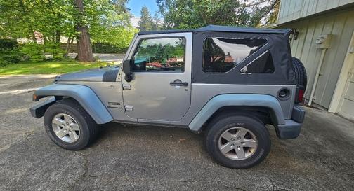 Silver 2014 Jeep Wrangler Sport