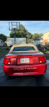 Red 2002 Ford Mustang GT