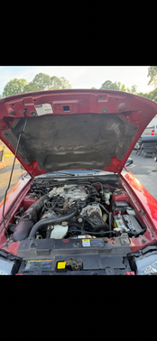 Red 2002 Ford Mustang GT