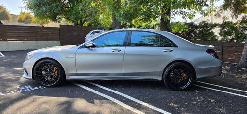 Gray 2015 Mercedes-Benz S-Class S 65 AMG