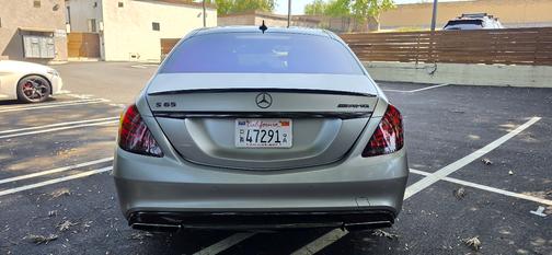 Gray 2015 Mercedes-Benz S-Class S 65 AMG