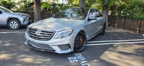 Gray 2015 Mercedes-Benz S-Class S 65 AMG