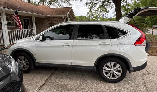 White 2013 Honda CR-V EX-L