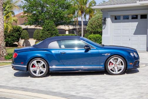 Blue 2016 Bentley Continental GT V8 S