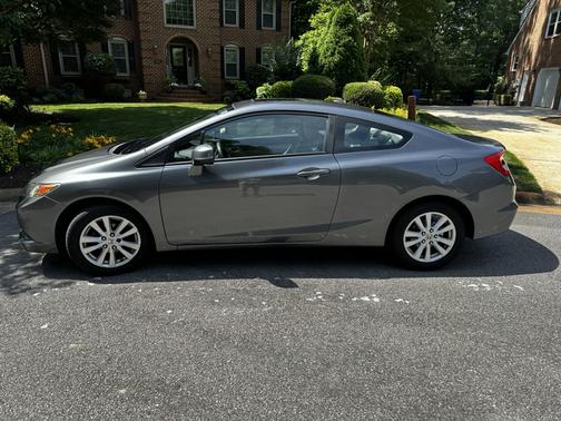 Gray 2012 Honda Civic EX