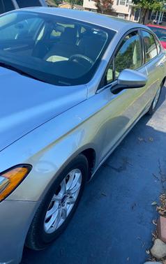 Silver 2017 Ford Fusion S