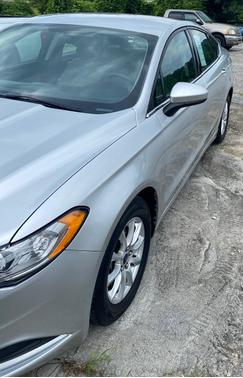 Silver 2017 Ford Fusion S