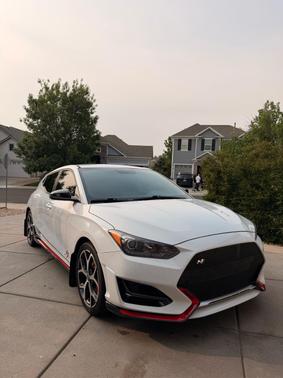 White 2019 Hyundai Veloster N