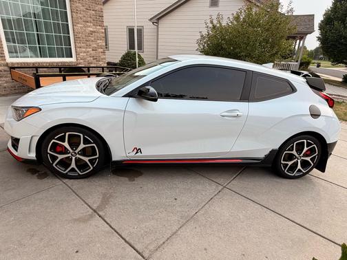 White 2019 Hyundai Veloster N