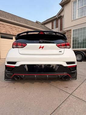 White 2019 Hyundai Veloster N
