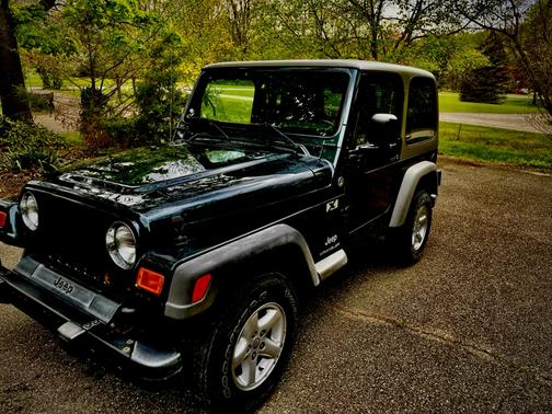 Green 2005 Jeep Wrangler X