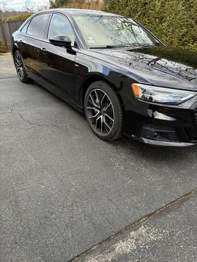 Black 2021 Audi A8 L 55
