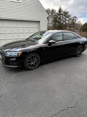 Black 2021 Audi A8 L 55