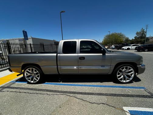 Gray 2003 GMC Sierra 1500 SLE Extended Cab