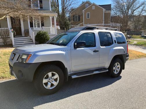 Silver 2010 Nissan Xterra S
