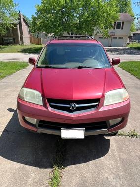 Red 2003 Acura MDX Touring
