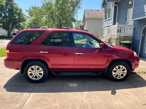Red 2003 Acura MDX Touring