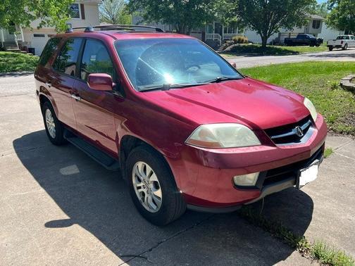 Red 2003 Acura MDX Touring