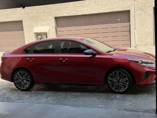 Red 2023 Kia Forte GT
