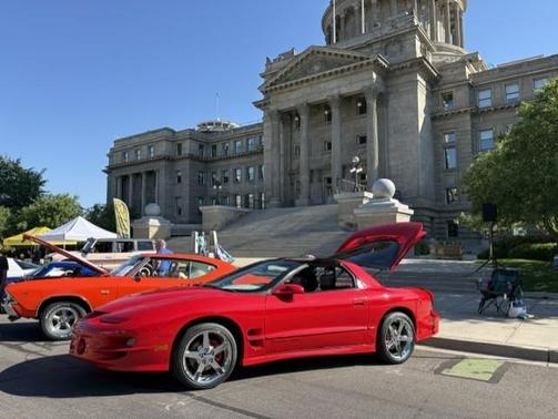 Red 1999 Pontiac Firebird Trans Am