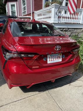 Red 2021 Toyota Camry SE
