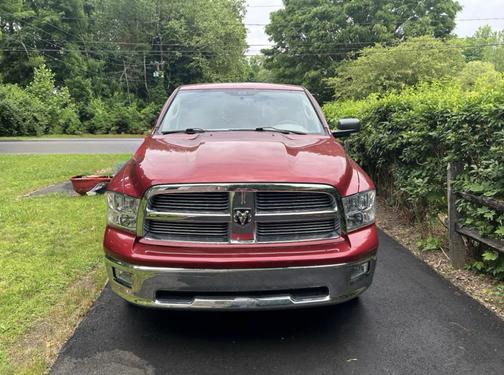 Red 2012 RAM 1500 Big Horn