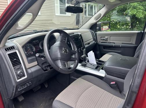 Red 2012 RAM 1500 Big Horn