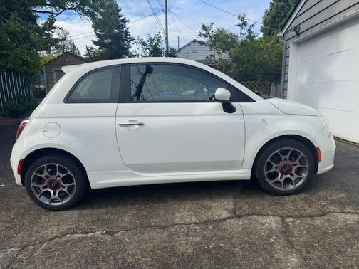 White 2012 FIAT 500 Sport