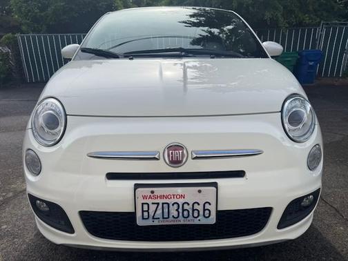 White 2012 FIAT 500 Sport