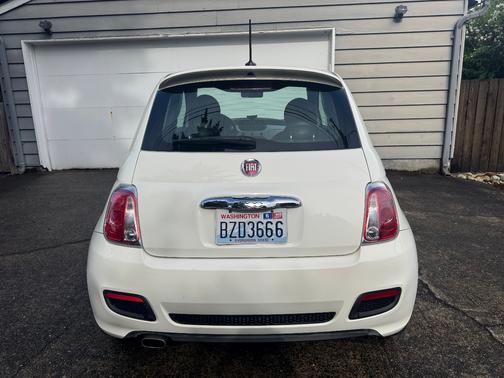 White 2012 FIAT 500 Sport