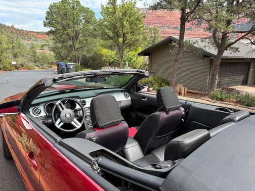 Red 2007 Ford Mustang GT