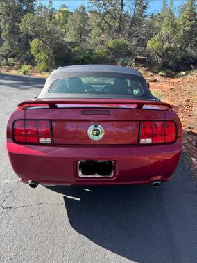 Red 2007 Ford Mustang GT